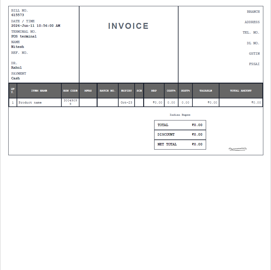 Template 5 preview